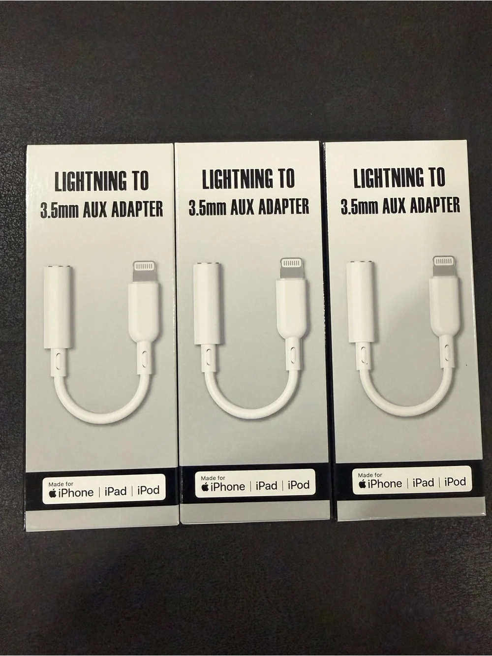 Lightning to 3.5mm Aux Adapter - White